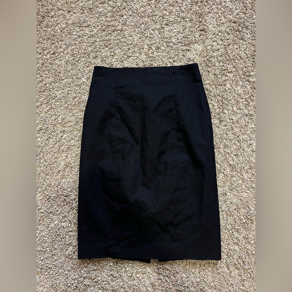 Helmut Lang black pencil skirt office workplace professional dressy Size 4